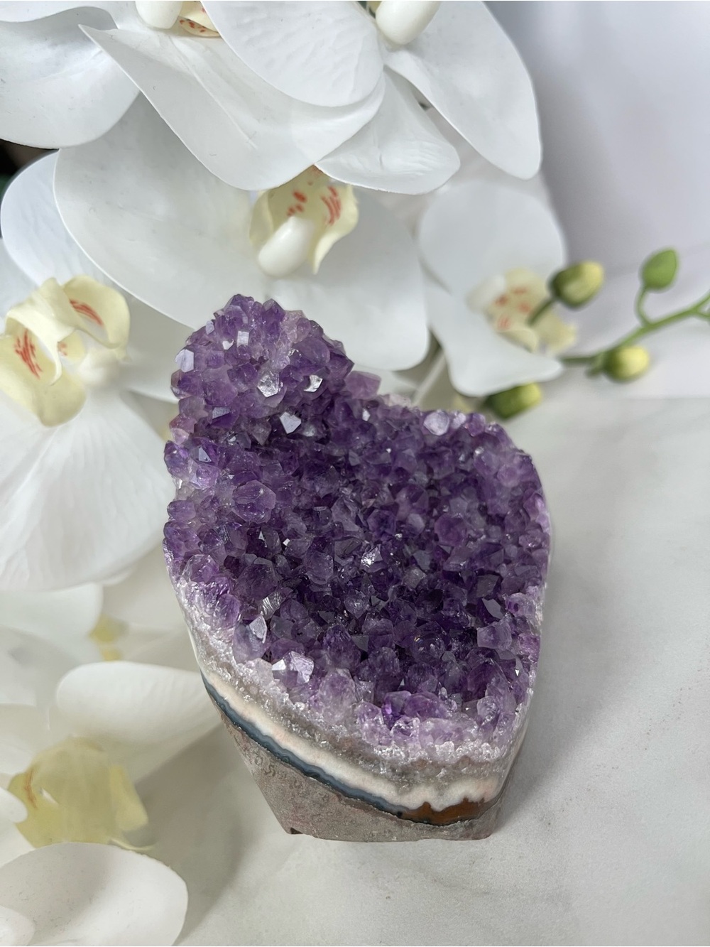 Grade AA Amethyst Cluster Geode